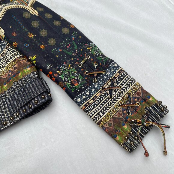 NWT Camilla Studded Leather Biker Jacket Behind Closed Doors S - Picture 9 of 14